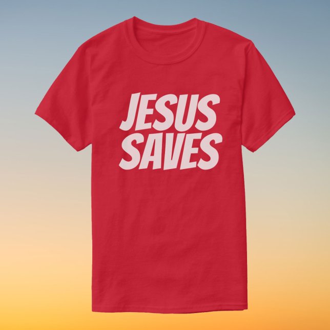 Jesus Rette Christlichen Kurzen geschmeidigten T - T-Shirt (Von Creator hochgeladen)