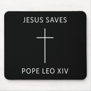Jesus Rette Christlichen, minimalen religiösen Fai Mousepad