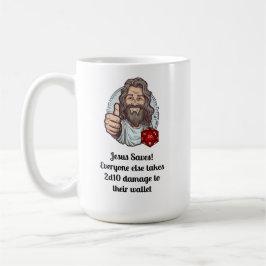 Jesus Rette D&D! Kaffeetasse