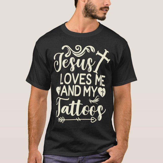 Jesus Rette dem Christlichen Glauben Vertrauen in  T-Shirt (Vorderseite)