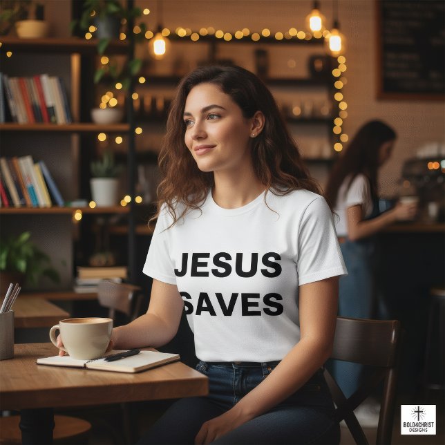 Jesus Rette den Christlichen Glauben T-Shirt (Von Creator hochgeladen)