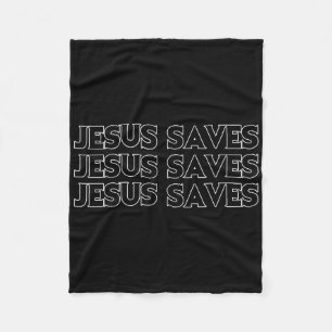 Jesus Rette die Christliche Gotteskriegsbibel Fleecedecke
