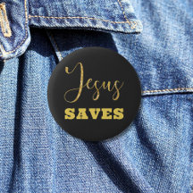 Jesus Rette Gelben Gold Glitzer