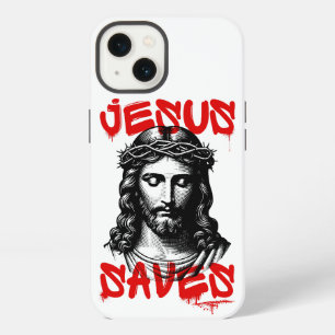 Jesus rette Graffiti-Stil iPhone 13 Hülle