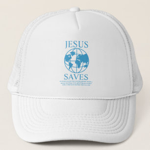 Jesus Rette Graphic 90er Jahre Truckerkappe