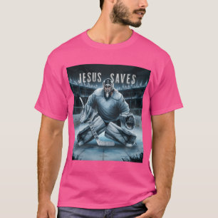 Jesus Rette Hockey Goalkeeper T-Shirt