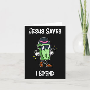 Jesus Rette, ich verbringe Shirt Funny Christliche Karte