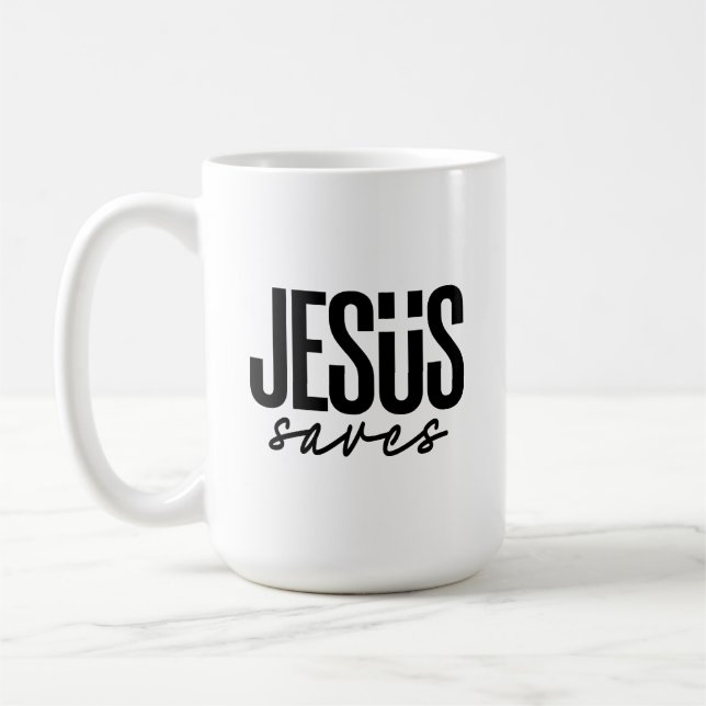 JESUS RETTE KAFFEETASSE (Links)