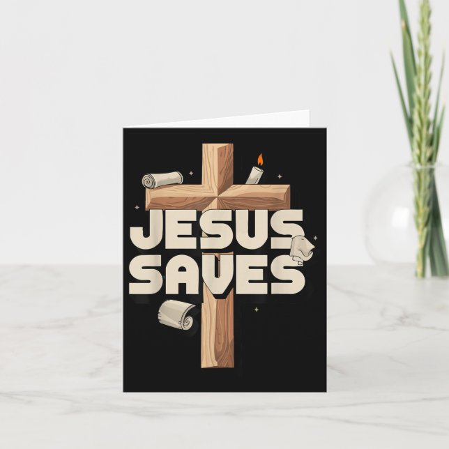 Jesus Rette Karte (Vorderseite)