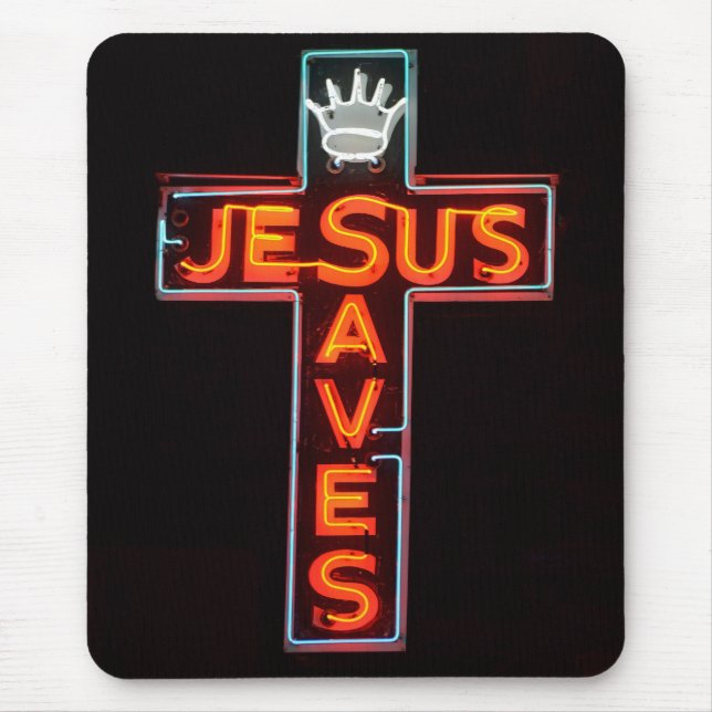 Jesus Rette Mousepad (Vorne)