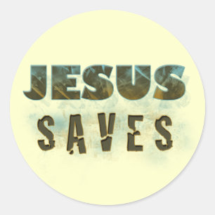 Jesus Rette Sticker