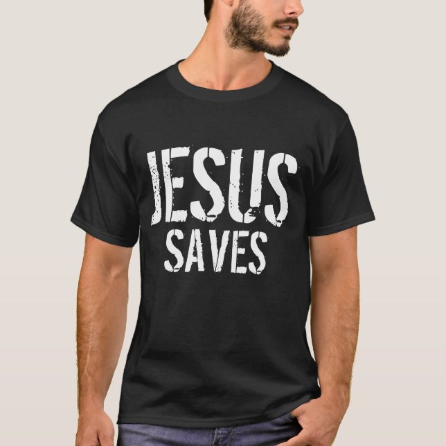 JESUS RETTE T-Shirt (Vorderseite)