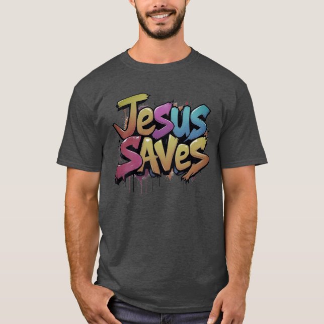 Jesus Rette T-Shirt (Vorderseite)
