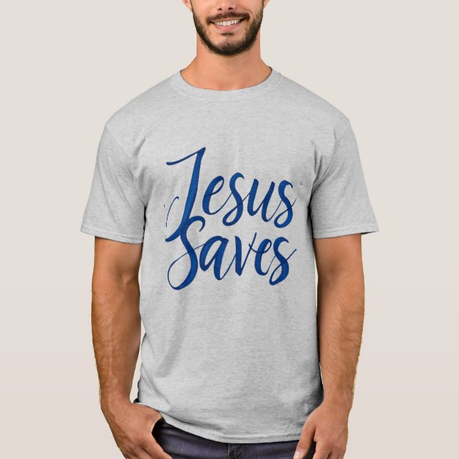 Jesus Rette T-Shirt (Vorderseite)