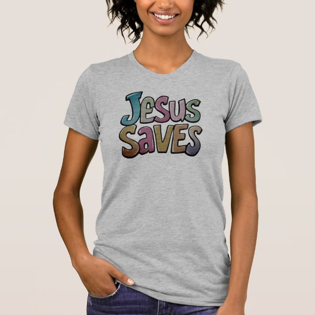 Jesus Rette T-Shirt (Vorderseite)
