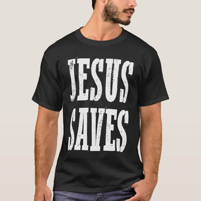 Jesus rette T-Shirt (Vorderseite)