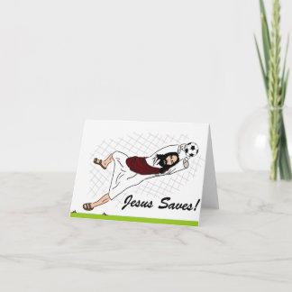 'Jesus Rette!' Urlaubsgrußkarte Feiertagskarte