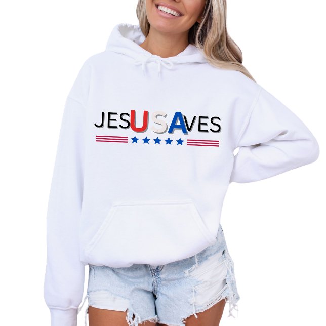 JESUS RETTE USA SWEATSHIRT (Von Creator hochgeladen)