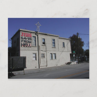 Jesus Rette von der Hölle Postkarte