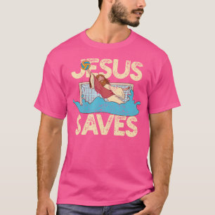 Jesus Rette Water Polo Goalie Faith Christlich Wat