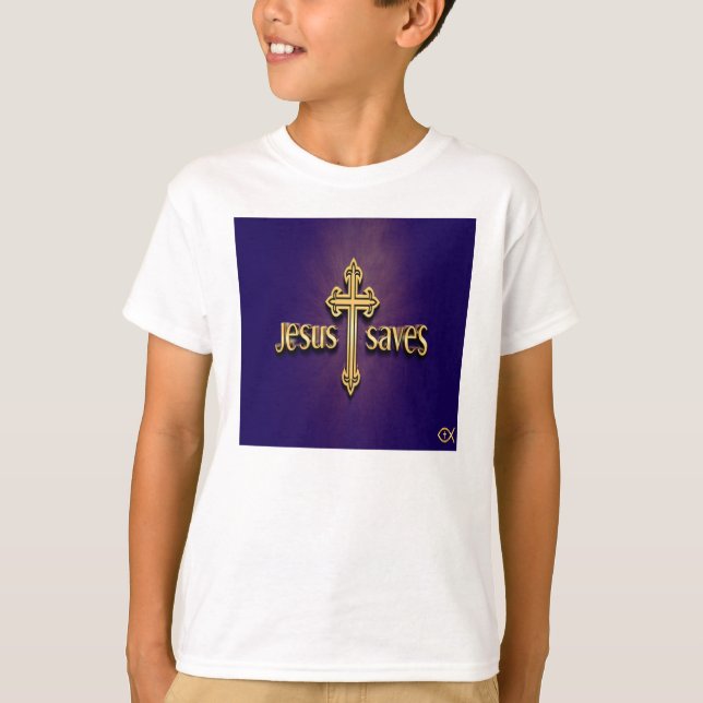Jesus rettet 4 T-Shirt (Vorderseite)