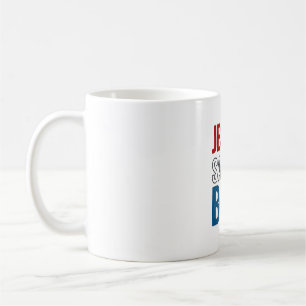 Jesus rettet Bro Christliche Typografie T-Shirt De Kaffeetasse