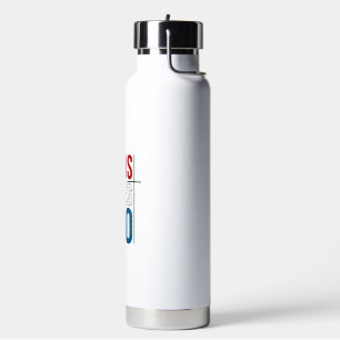 Jesus rettet Bro Christliche Typografie T-Shirt De Trinkflasche