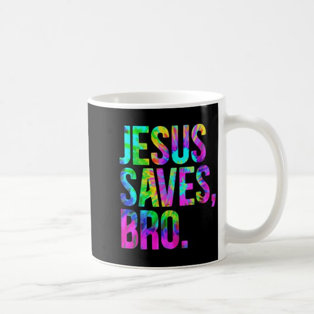 Jesus rettet Bro, christlicher Glaube Kaffeetasse (Rechts)