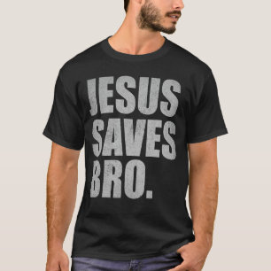 Jesus rettet Bro - Vintage lustige christliche Rel T-Shirt