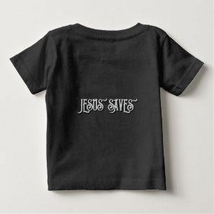 „Jesus rettet“ christlicher Spruch  Baby T-shirt