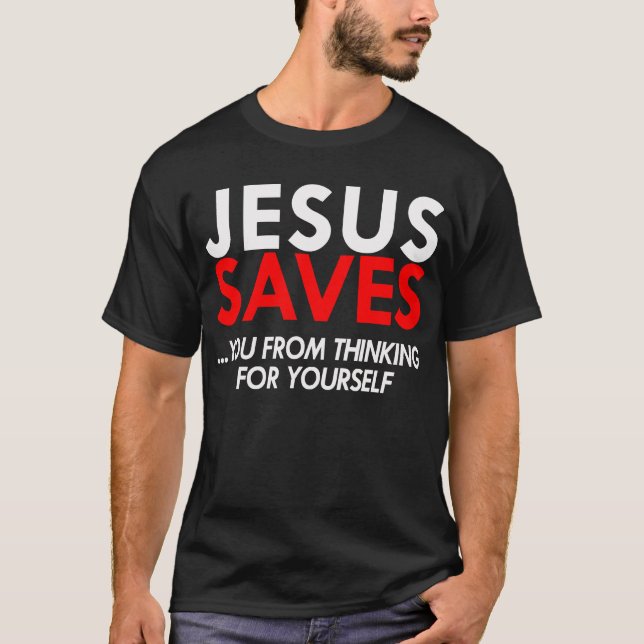 Jesus rettet das Shirt der Männer (Vorderseite)