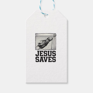 Jesus rettet Fußballtorwart Vintage Gravur Shirt_ Geschenkanhänger