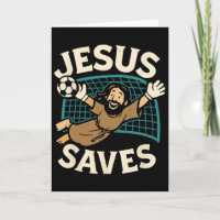 Jesus rettet I Christlicher Glaube I Jesus Fußball