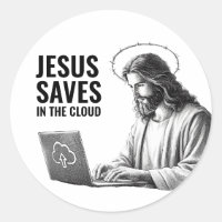 Jesus rettet in der Wolke - Lustige Jesus-Witze