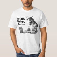 Jesus rettet in der Wolke - Lustiger Jesus-Meme