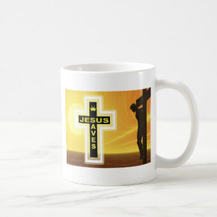 Jesus rettet Kreuzigung picyure Tasse