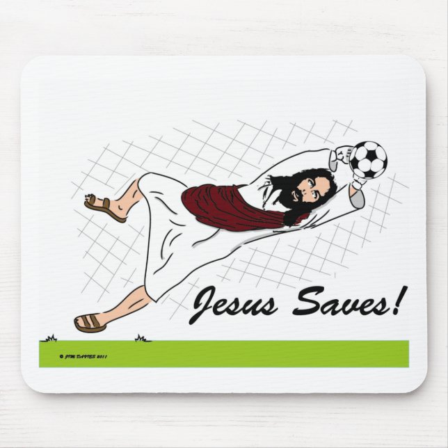 JESUS RETTET! MOUSEPAD (Vorne)