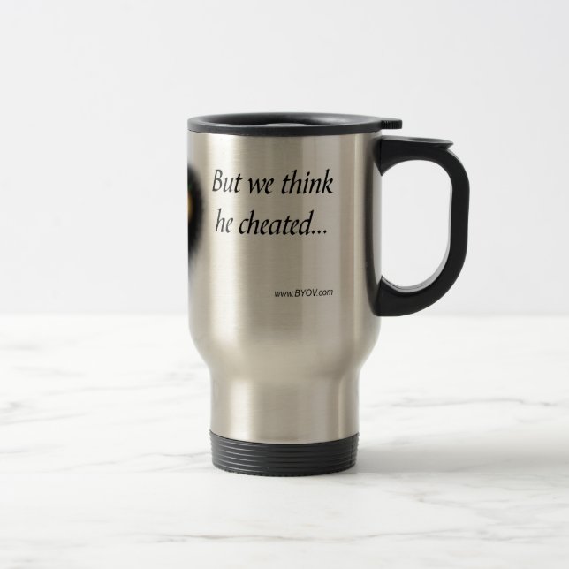 Jesus rettet Reise-Tasse Reisebecher (Rechts)