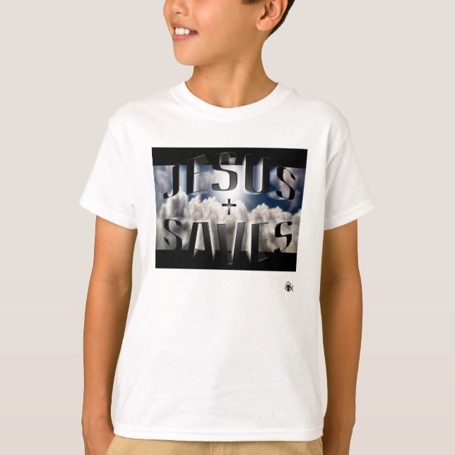 Jesus rettet T-Shirt (Vorderseite)