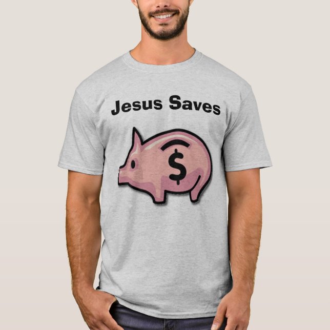 Jesus rettet T-Shirt (Vorderseite)