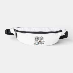 Jesus rettet Volleyball Vintage Christliches T-Shi Bauchtasche