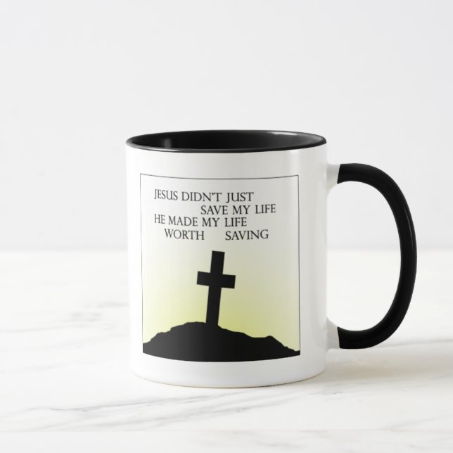 Jesus rettete mein Leben Tasse (Rechts)