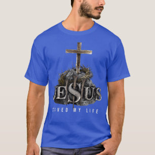 Jesus Rettete mein LebenChristlich-religiöse Bibel T-Shirt