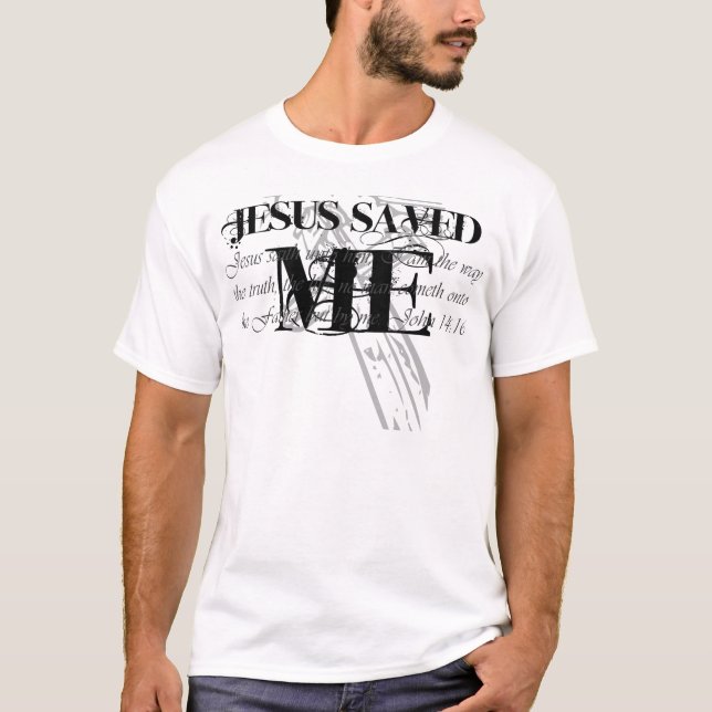 Jesus rettete mich T-Shirt (Vorderseite)
