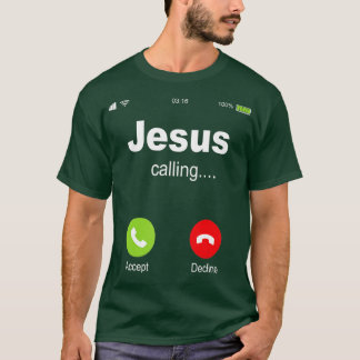 Jesus rief die Christliche religiöse Bibelkirche T-Shirt