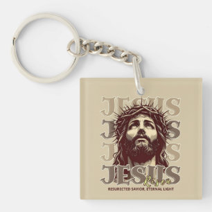 Jesus Risen - Jesus Christus künstlerisch Schlüsselanhänger