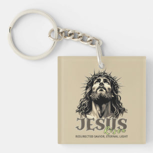 Jesus Risen - Jesus Christus künstlerisch Schlüsselanhänger