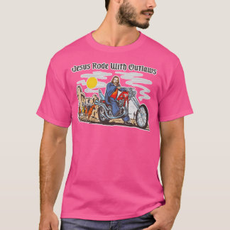 Jesus ritt mit Gesetzlosen Christlich Cowboy Cowgi T-Shirt