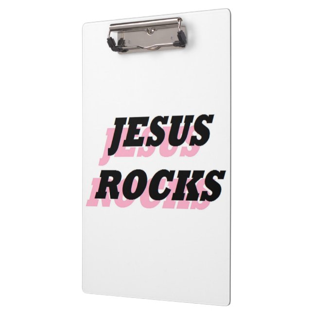 JESUS ROCKT KLEMMBRETT (Links)