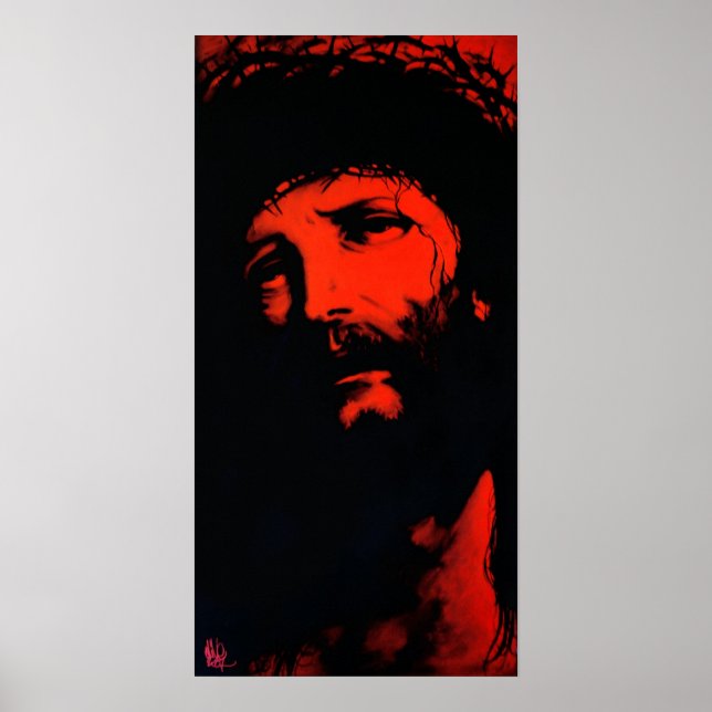 Jesus "rot" Christ Poster (Vorne)